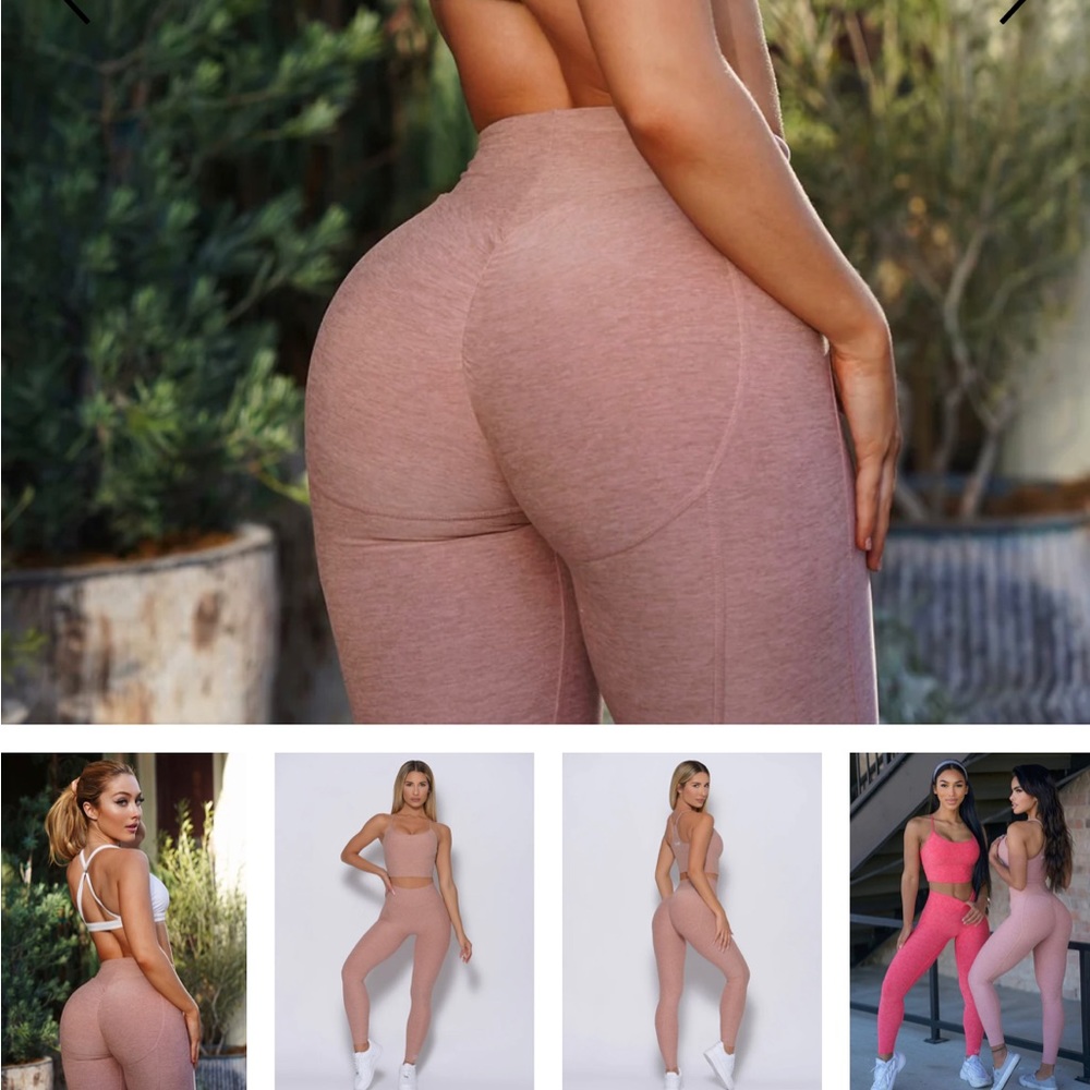 Bombshell Sportswear Blush Leggings